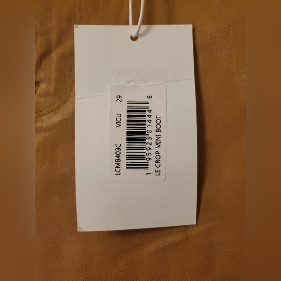 Frame Le Crop Mini Boot Cut Vicuña Tan Pant Sz 29 - Picture 2 of 10